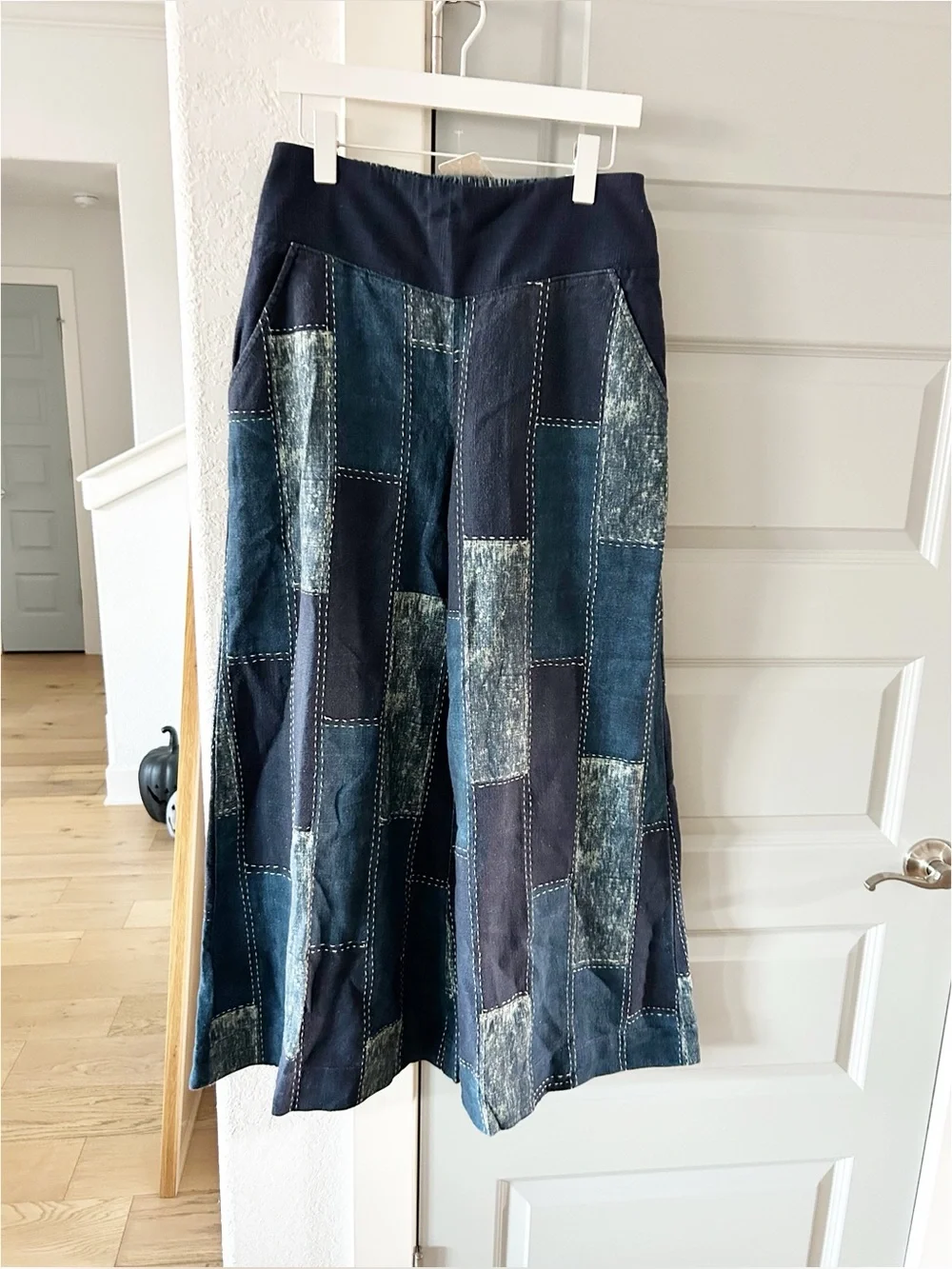 NWT Free People Patches Wide-Leg Flare Jeans Pants